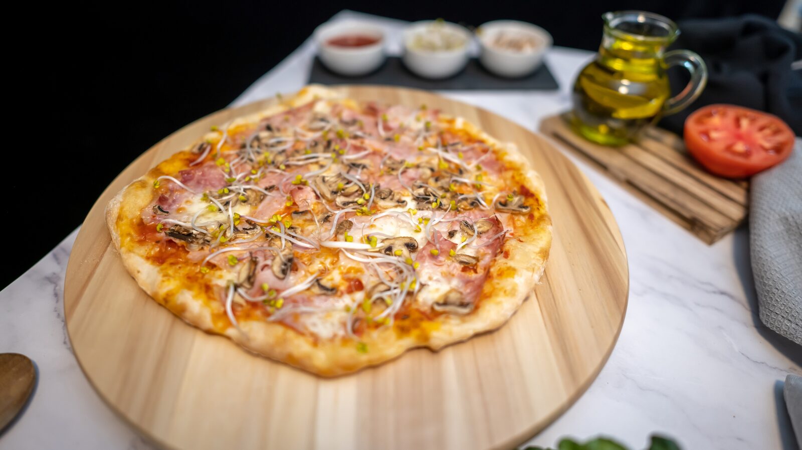Pizza s klicama rotkvice