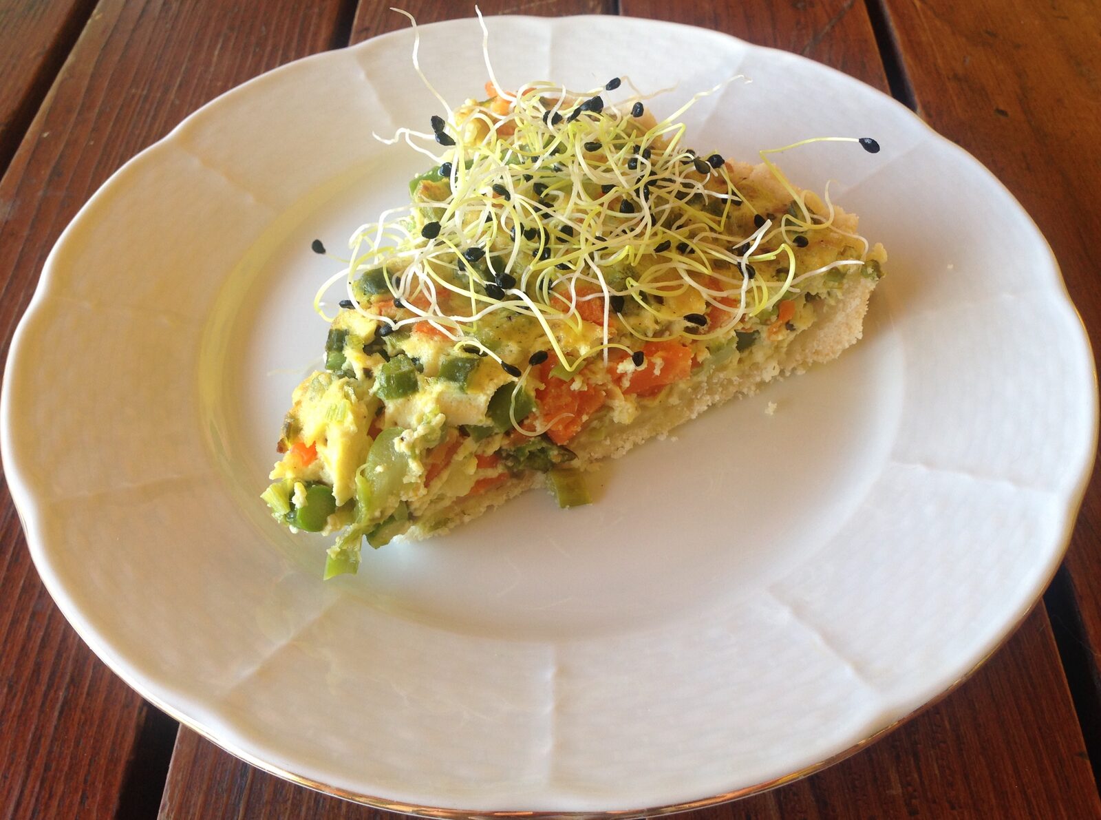 Quiche sa šparogama